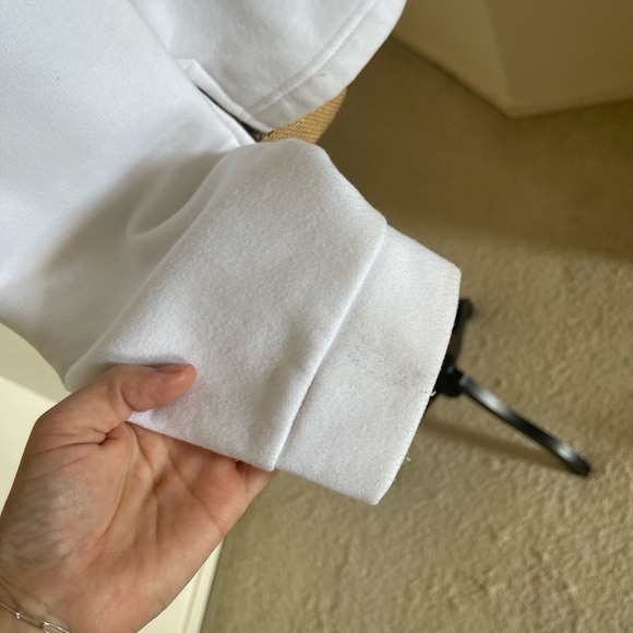 Adidas White Pullover with Black Logo - Picture 6 of 7